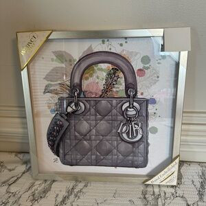 Framed Wall Art - NWT - Dior Purse
